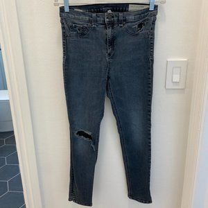 Rag & Bone Distressed Medium Wash Jeans